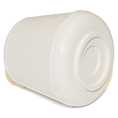 RUBBER TIP WHITE 3/4