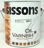 Sissons Oil Varnish Wood Stain Middle Oak 1 Gallon 4036770 VOS55-1271