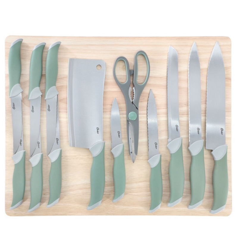 CUTLERY /CUTTINGBOARD SET 14PC