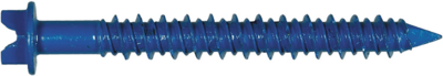 Hillman Slotted Hex WH Con Screw Anchor 3/16x2-3/4 In Blue 1 Each 375289