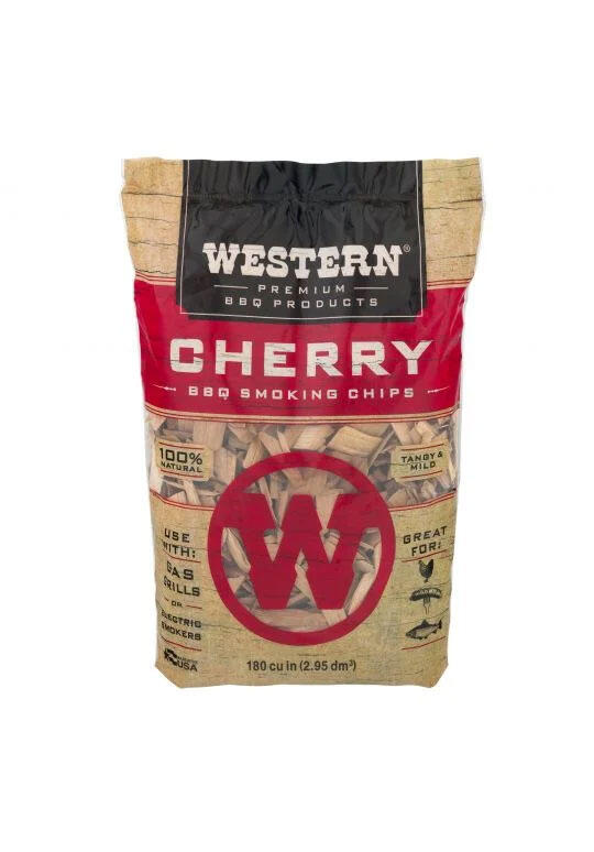  Western Cherry Wood Smoking Chips 180 Cubic Inch 1 Each 28066