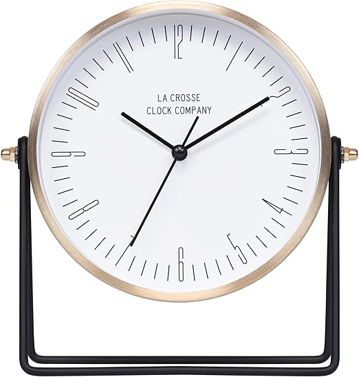 STILES SWIVEL METAL CLOCK