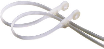 Ecm Industries Cable Ties  8 Inch Natural 15 Pack 45-308MTUVB