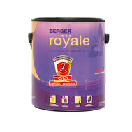 Berger Royale Interior Satin Emulsion White Base 1 Gallon P114827: $142.90
