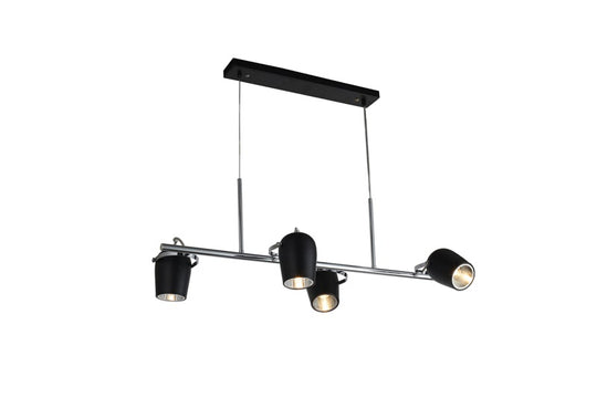 PENDANT LAMP E14 4L IP20 MBLK