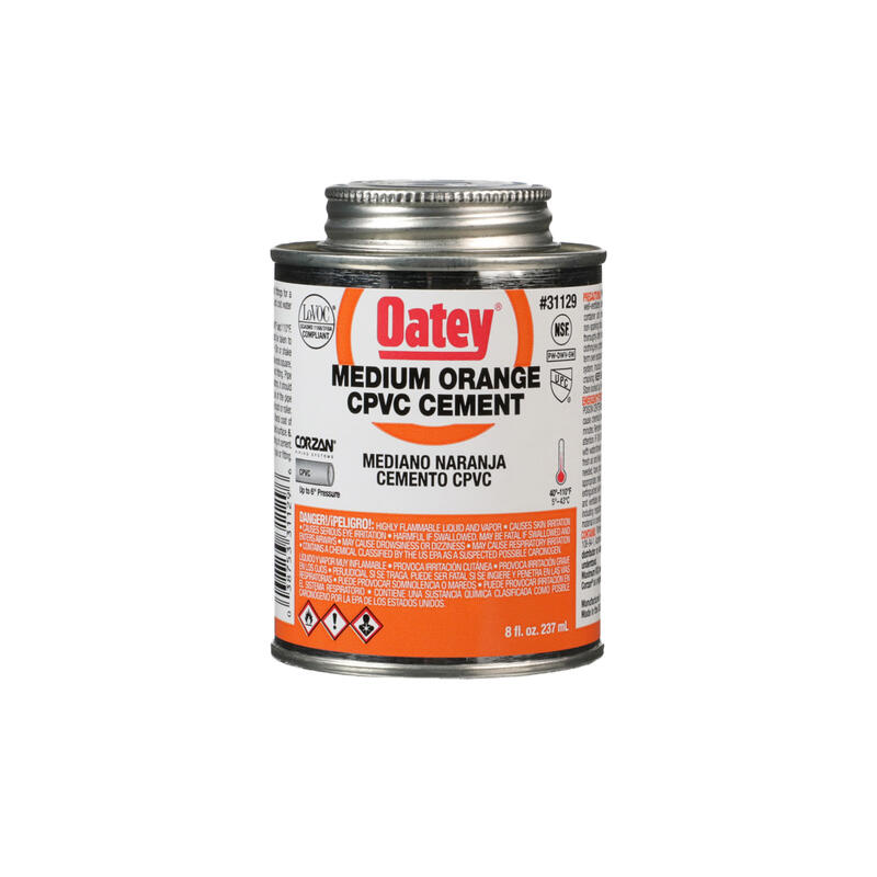  Oatey  Cpvc Pipe Cement  8 Ounce 1 Each 31129