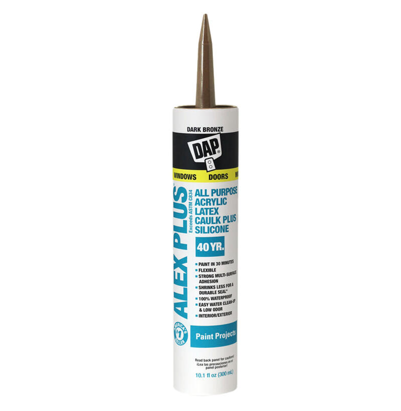  Dap Latex Caulk 10.1 Ounce  Dark Bronze 1 Each 18124 18109