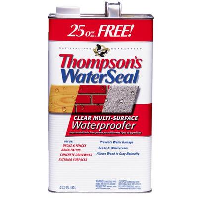  Thompsons WaterSeal Waterproofing Sealer 1.2 Gallon 1 Each 24111 TH.024111.03
