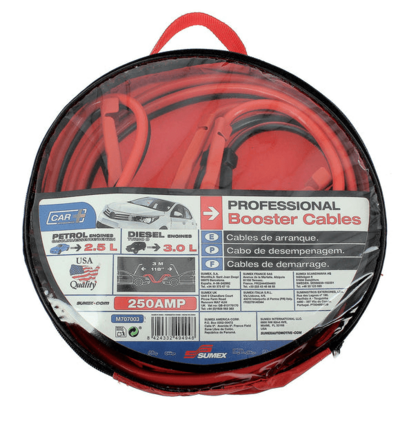 BOOSTER CABLES 250AMP 10FT/3M