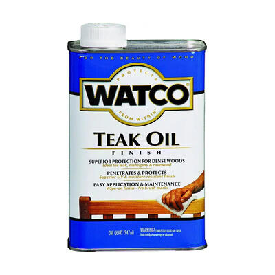  Watco Oil Base Wood Stain Teak 1 Quart A67141