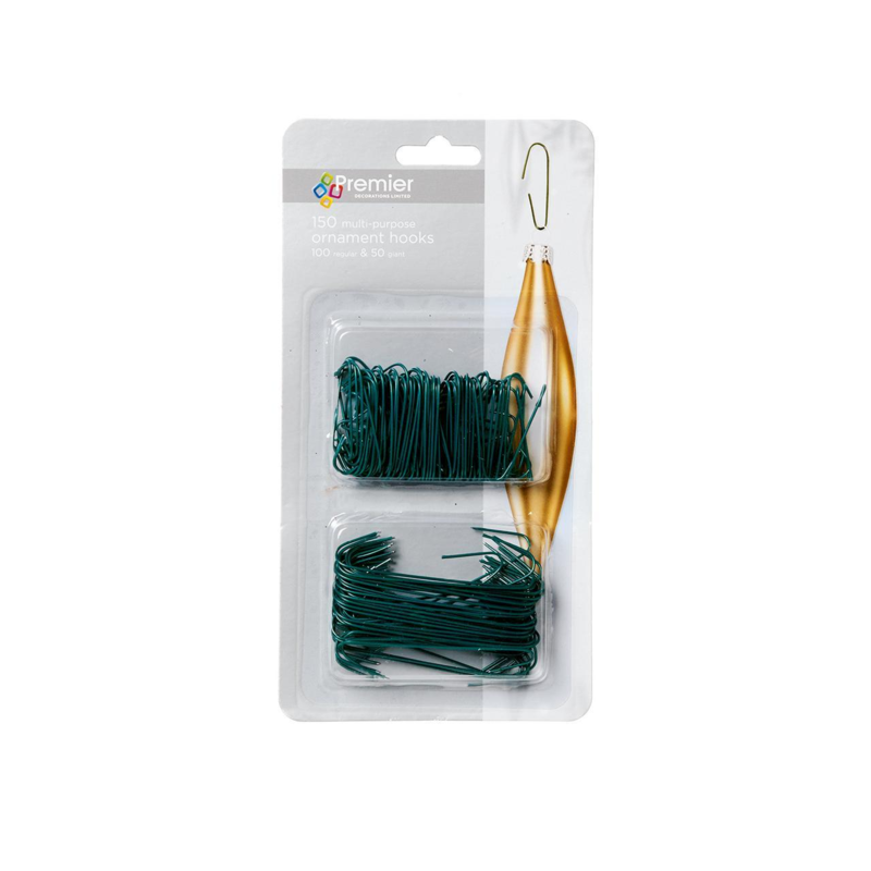 GREEN TWIN PACK ORNAMENT 150PC