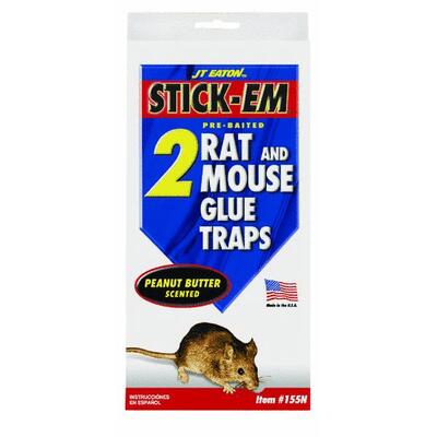 JT Eaton Stick Em Glue Mouse And Rat Trap 2pk 1 Each 155N