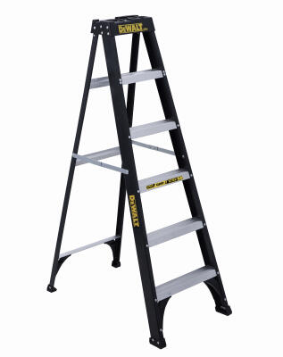  DeWalt  Fiberglass Step Ladder I 6 Foot 1 Each DXL3110-06
