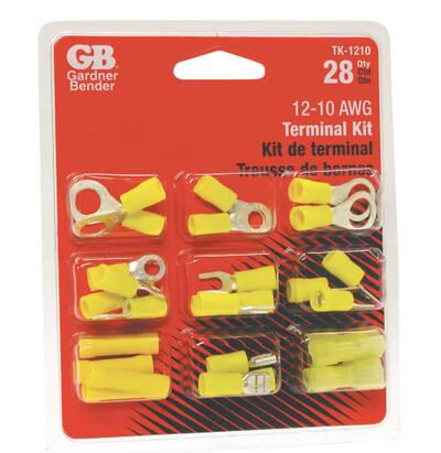 Gb Electrical Gardner Bender Terminal Kit 12-10Awg 28 Pack TK-1210