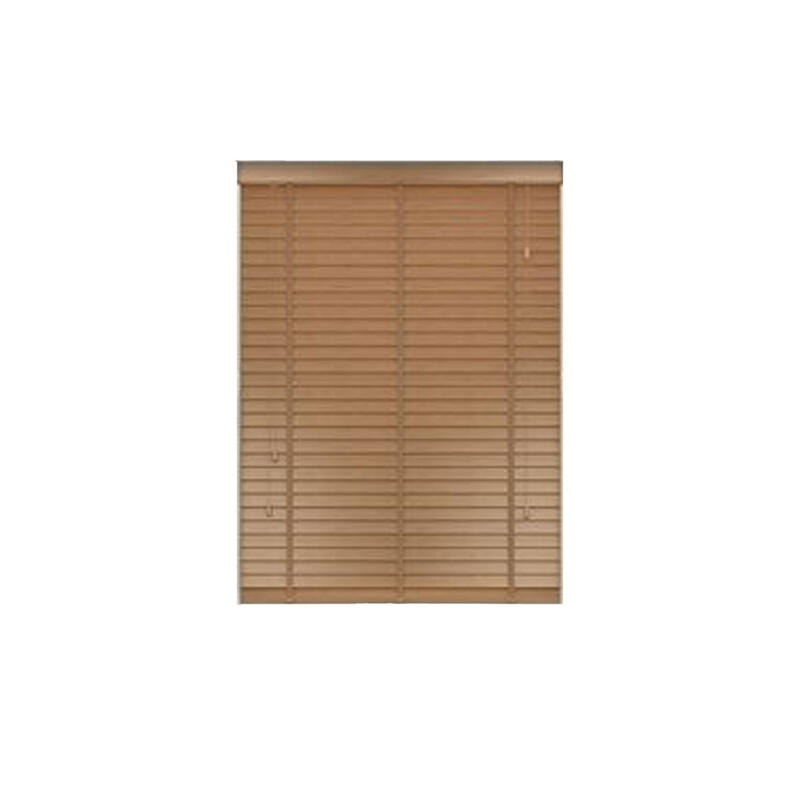 Dekor Products Fauxwood Blind 52x64 Inch Woodtone 1 Each FW5264E