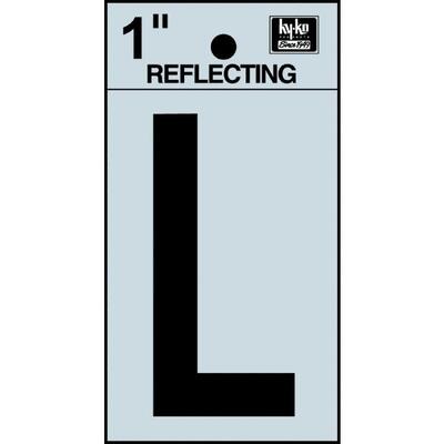  Hy-Ko Reflective Adhesive Letter L 1 Inch  1 Each RV15-L