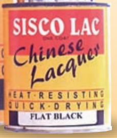 Siscolac Lacquer Flat Black 1 Gallon SCL55-1004