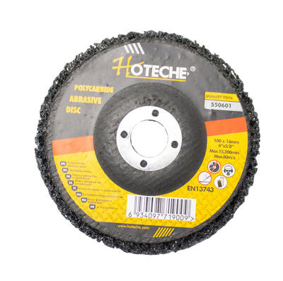 Hoteche Poly Carbide Abrasive Disc 100x6mm 1 Each 550601