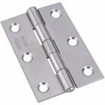  National Mfg  Narrow Tight Pin Hinge 3 Inch  Stainless Steel 1 Each N348-995