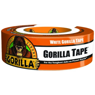 GORILLA TAPE 1.88X30YD WHT M/D