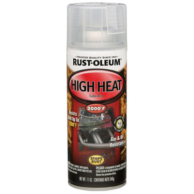 Rust-Oleum High Heat Automotive Spray Paint 12oz Clear 1 Each 260771