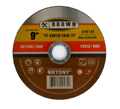  Brown USA Cutting Disc 9x5/64x7/8 Inch  1 Each BRTMC3007