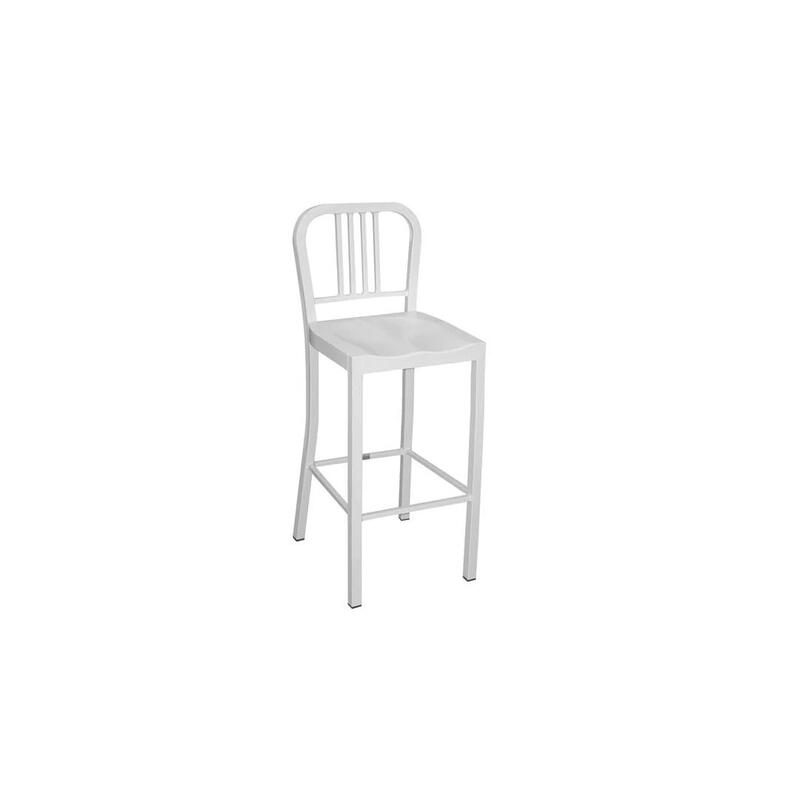 SOHO Bar Chair White 1 Each P1910-0023