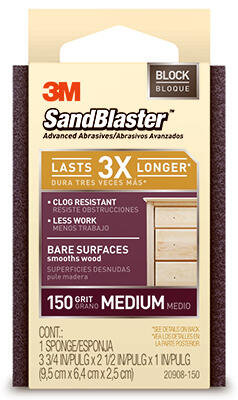  Sandblaster Sponge Block 150 Grit  1 Each 20908-150