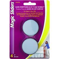  Magic Sliders Round Self-Adhesive Furniture Glide 2 Inch  1 Each 4050