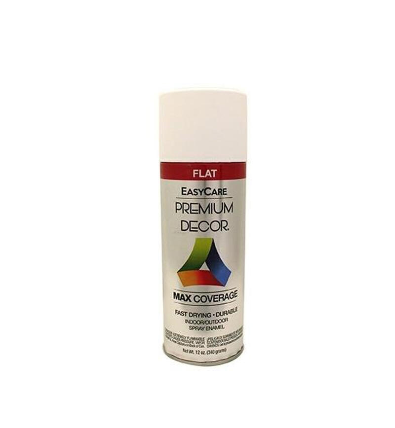 Easy Care Premium Decor Flat Enamel Spray Paint 12oz White 1 Each PDS5-AER