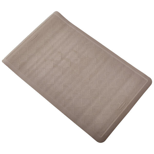 Rubbermaid Safti-Grip Rubber Bath Mat 22.5x14 Inch Brown Stone 1 Each ...