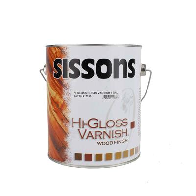 Sissons Oil Varnish Wood Stain Clear 1 Gallon VOS55-1257