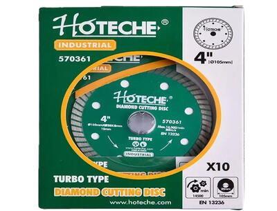 Hoteche Diamond Cutting Disc Turbo Type 105x20x8mm 1 Each 570361