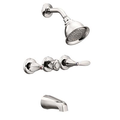 Moen Adler Tub And Shower Faucet 3H Chrome 1 Each 82663: $490.61