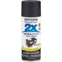 Rust-Oleum Painter's Touch Semi Gloss Spray Paint 12oz Black 1 Each 249061