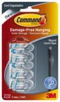 3M Command Round Cord Clip  1 Each 4 Pack