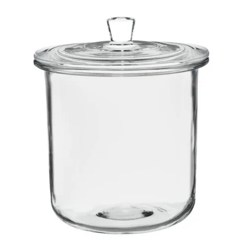 SUNDRY JAR W/GLASS LID 3QT