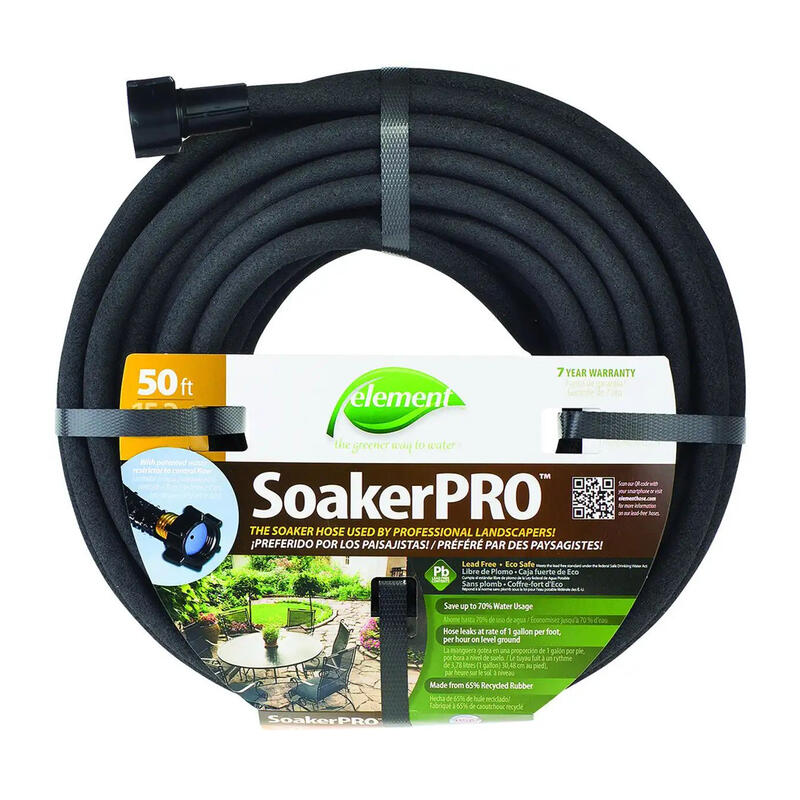 Element Soaker Pro Hose 3/8 Inch x 50 Feet 1 Each CELSP38050 M&C Home