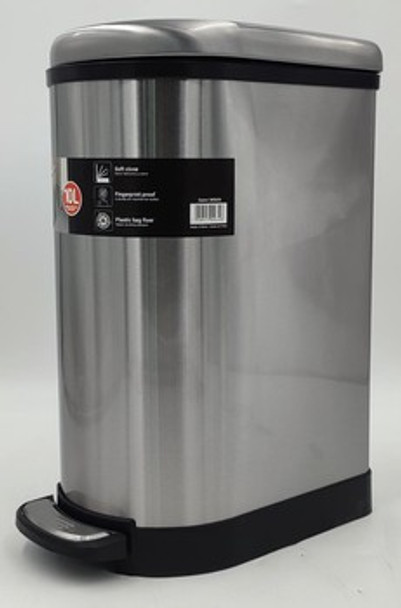 DUST BIN 10L BLK