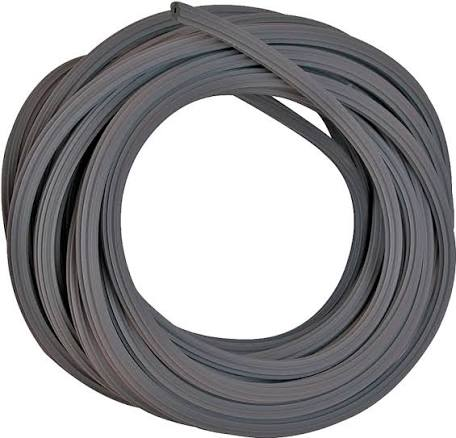 SCREEN SPLINE .140x25' BLK M/D