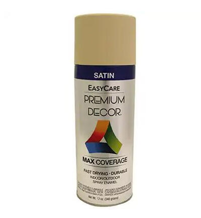 Easy Care Premium Decor Satin Enamel Spray Paint 12oz Almond 1 Each PDS116-AER