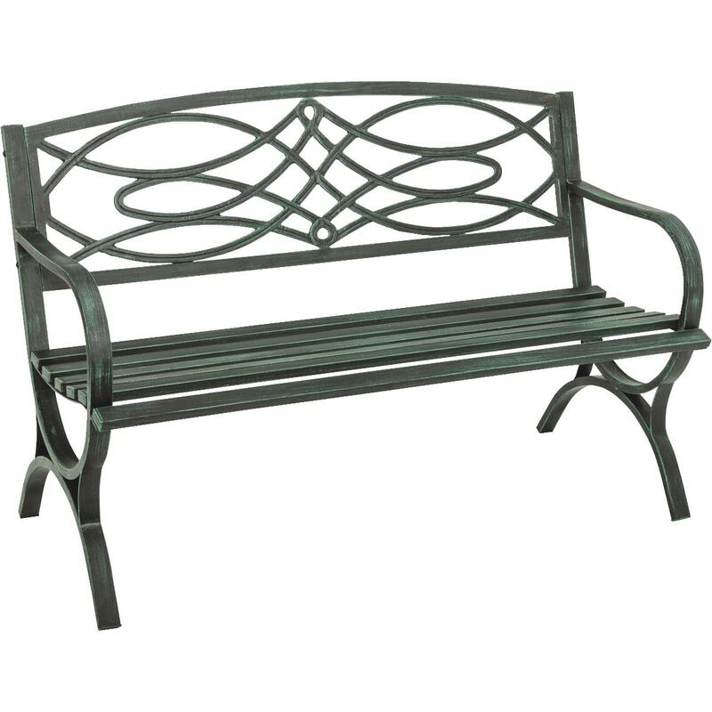 Outdoor Expressions Scroll Bench Steel 1 Each SXL-SV560F