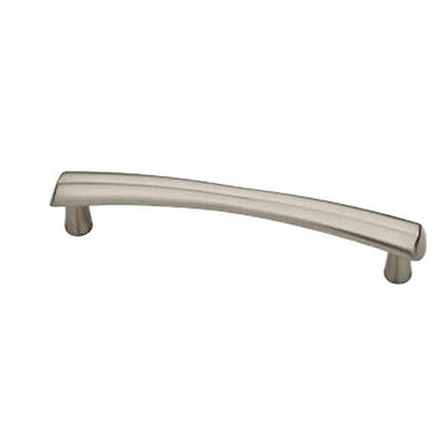 Liberty Brainerd  Notched Cabinet Pull 4 Inch  Satin Nickel  1 Each P25966C-SN-C