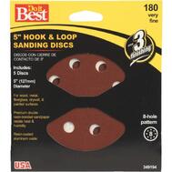  Do It Best  Vented Sanding Disc 180 Grit 8 Hole  5 Inch  5 Pack  349194: $11.59