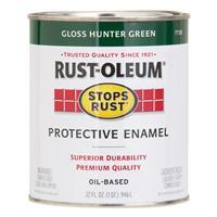 Rust-Oleum Stops Rust Gloss Enamel Paint Hunter Green 1 Quart 7738502