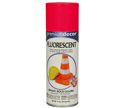 Easy Care Premium Decor Fluorescent Spray Paint 11oz Red Orange 1 Each PDFL6-AER