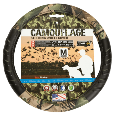 STEERING WHEEL COVER CHR/BLK