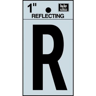  Hy-Ko Reflective Adhesive Letter R  1 Inch  1 Each RV15-R