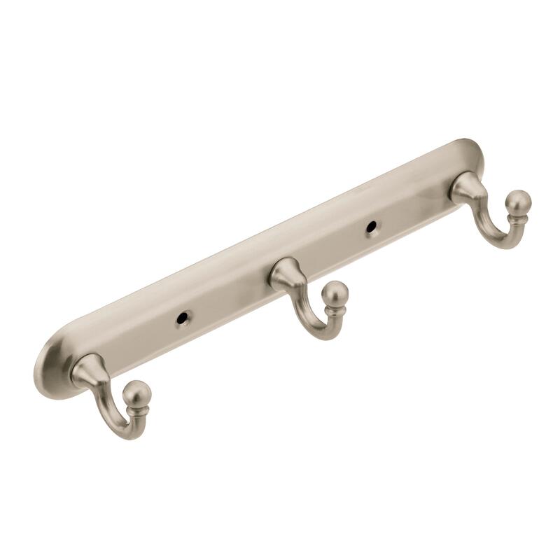 Moen Yorkshire  Robe Hook Brushed Nickel  1 Each 7603BN