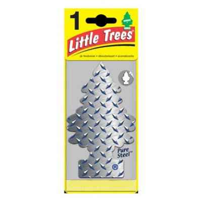 Car Freshner Little Trees Pure Steel Air Freshener 1 Each U1D-17152